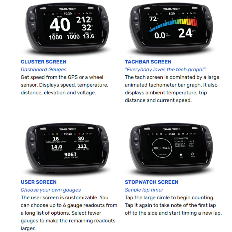 Speedometer / Tachometer, Trail Tech Voyager GPS Pro ProCycle.us